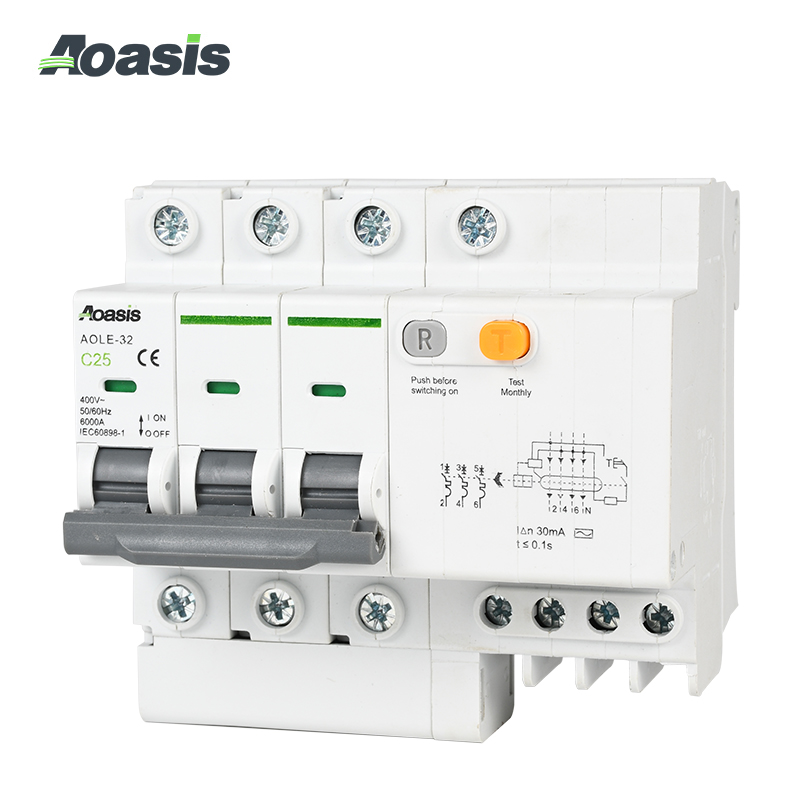 AOLE-32 3P+N Residual Current Circuit Breaker (RCCB)